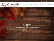 Tablet Screenshot of crossroadschurchvt.org
